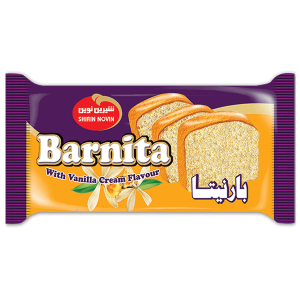 کیک بارنیتا کرم وانیل