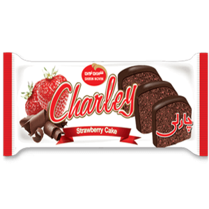 کیک چارلی شکلات توت فرنگی