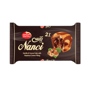 Vanilla & Cocoa Nancy Cake With Hazelnut Cream Filling (Twins)